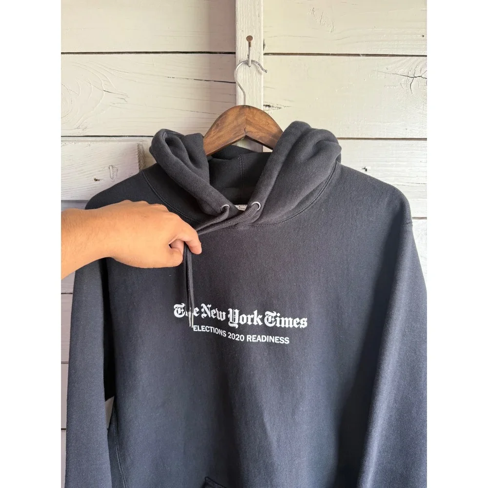 The New York Times Elections 2020 Readiness Hoodie Black Independent Trading Co